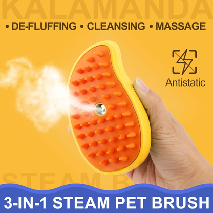 Cepillo Vaporizador Quitapelos para Mascotas